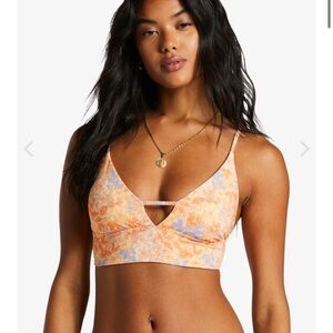 Billabong Fine By Me Reversible V-Neck Bikini Top